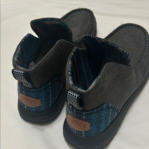 Hey Dude Ankle Boots - Gray and Teal